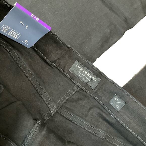 Lucky Brand Men's Jean's Athletic 410 Black Size 40 X 32 NWT - Picture 9 of 13